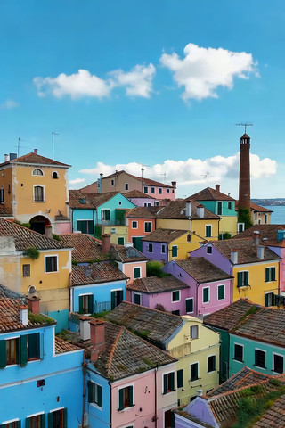 彩色房屋建筑风景素材 彩色房屋建筑风景素材