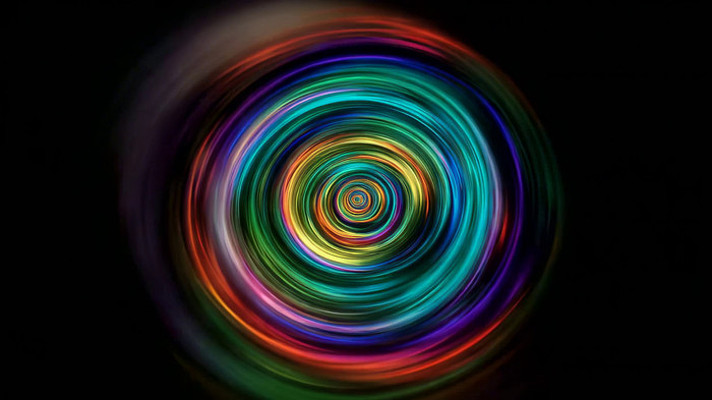 彩色旋流动态视觉素材 彩色旋流动态视觉素材