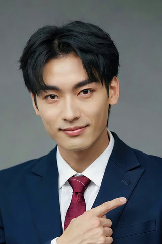 穿西装男子指向胸口特写 穿西装男子指向胸口特写