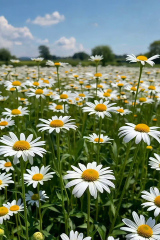 雏菊盛开的花海 雏菊盛开的花海
