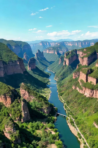 丹霞地貌自然风光航拍素材 丹霞地貌自然风光航拍素材