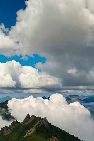 高山云海自然风光 高山云海自然风光