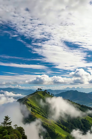高山云海自然风光 高山云海自然风光