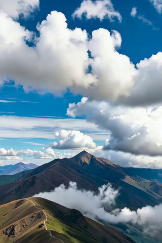 高山云海自然风光 高山云海自然风光