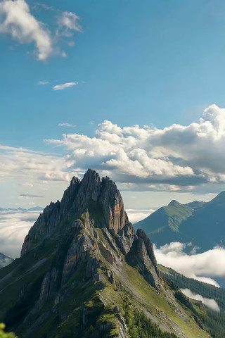 高山云海自然风光 高山云海自然风光