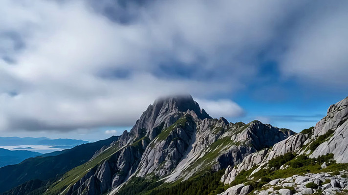 高山云海自然风光 高山云海自然风光