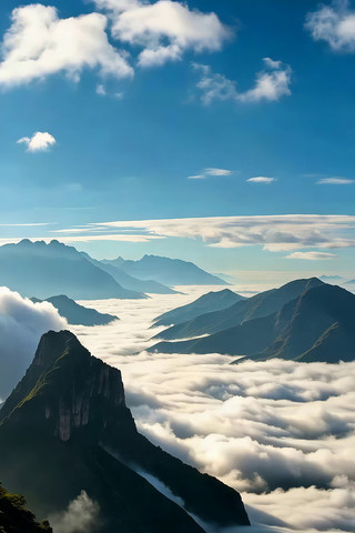 高山云海自然风光素材 高山云海自然风光素材