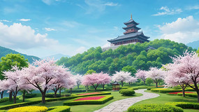 �ŷ�԰��ӣ����Ž����羰