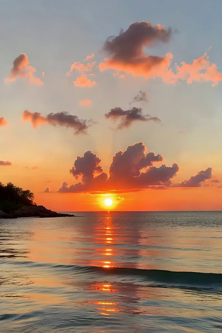 海边日落风光 海边日落风光