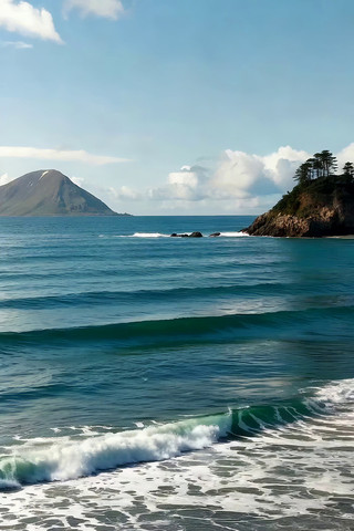 海边山景自然风光 海边山景自然风光