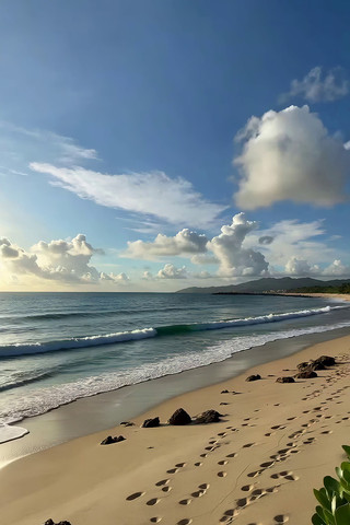 海边沙滩风景 海边沙滩风景