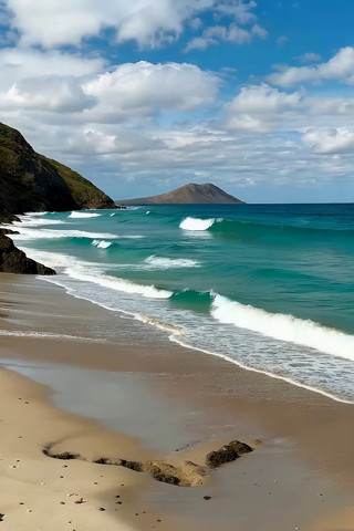 ����ɳ̲������Զɽ�羰