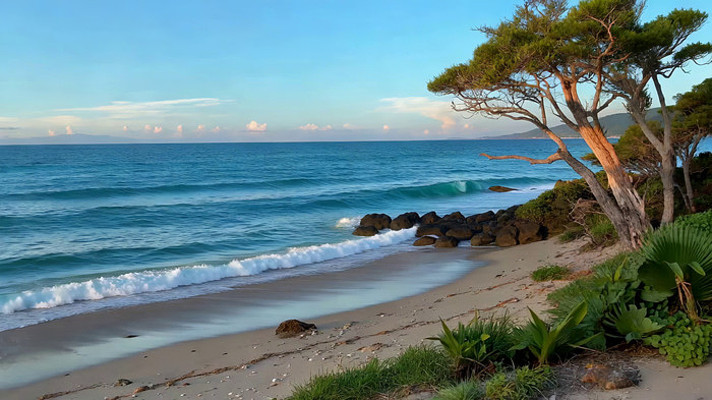 ����ɳ̲�뺣����Ȼ����