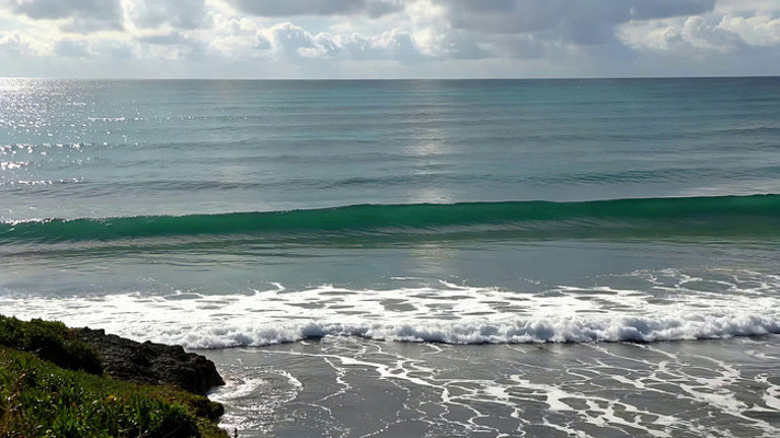 海浪翻涌的海洋风景 海浪翻涌的海洋风景