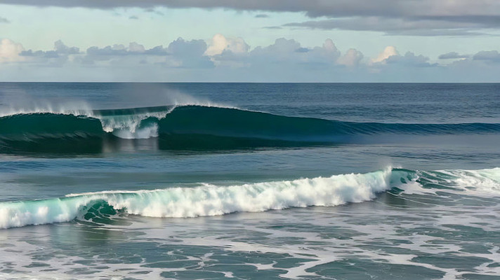 海洋海浪自然景观 海洋海浪自然景观