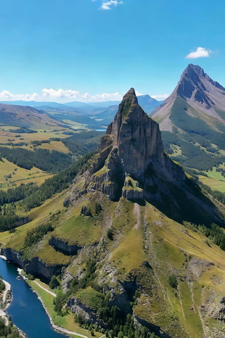 航拍壮美山川自然风光素材 航拍壮美山川自然风光素材