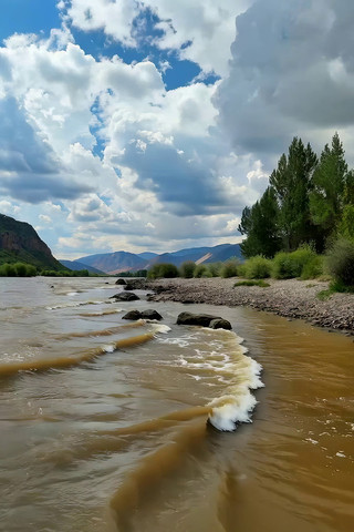 河流自然风光 河流自然风光