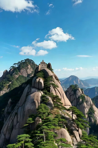 黄山山峰景观 黄山山峰景观