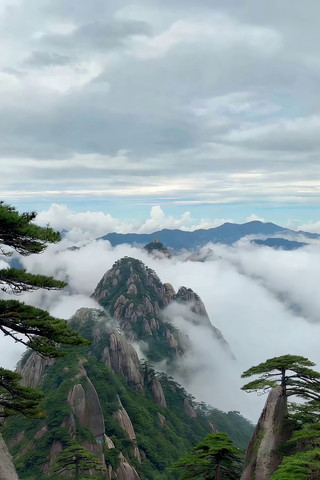 黄山云海自然风光 黄山云海自然风光