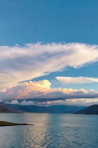 湖泊自然风光全景 湖泊自然风光全景