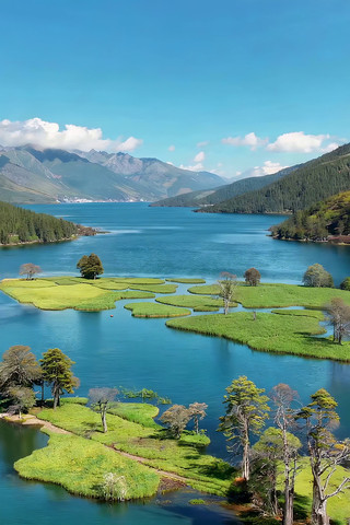 湖光山色自然风光全景 湖光山色自然风光全景