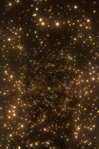 金色粒子背景素材 金色粒子背景素材