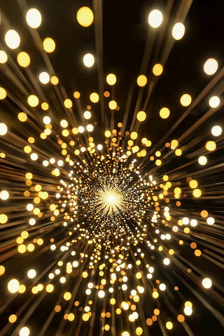 金色粒子光效背景素材 金色粒子光效背景素材