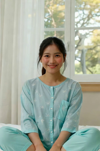 �Ӽ�Ů�Ӵ�˯������΢Ц