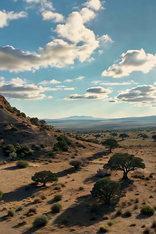 开阔沙漠自然风光 开阔沙漠自然风光