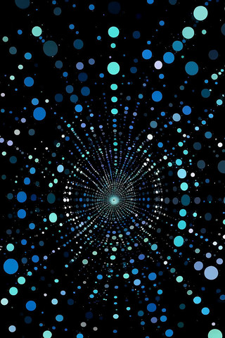 蓝色粒子放射动态背景素材 蓝色粒子放射动态背景素材