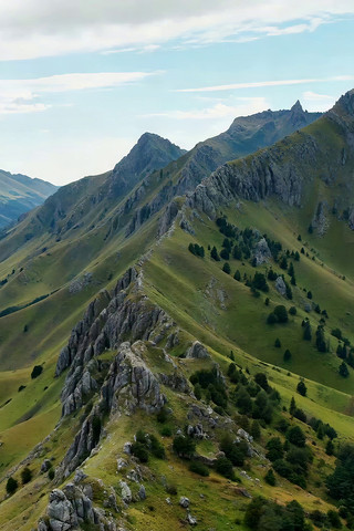 连绵山脉自然风光 连绵山脉自然风光