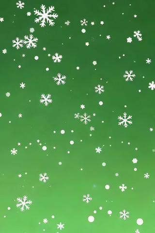 绿幕背景飘落雪花素材 绿幕背景飘落雪花素材