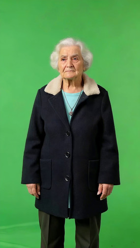 ��Ļǰվ���İ׷��������Ů��