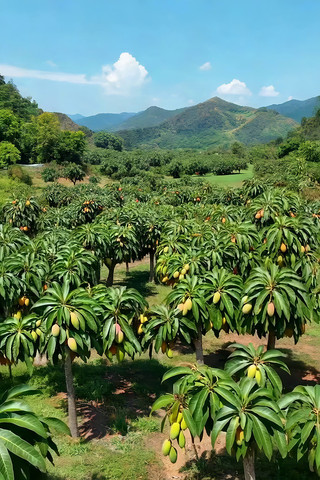 芒果果园田园风光 芒果果园田园风光