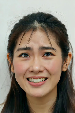 女性特写微笑画面 女性特写微笑画面