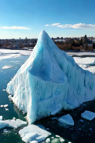 Ư����ˮ���ϵľ޴��ɽ