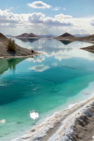 青海翡翠湖自然风光 青海翡翠湖自然风光