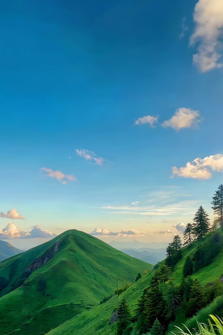 青山蓝天自然风光 青山蓝天自然风光