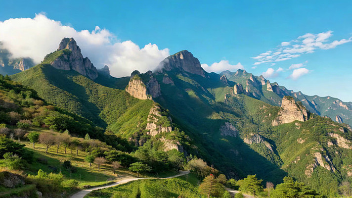 青山山脉自然风光 青山山脉自然风光