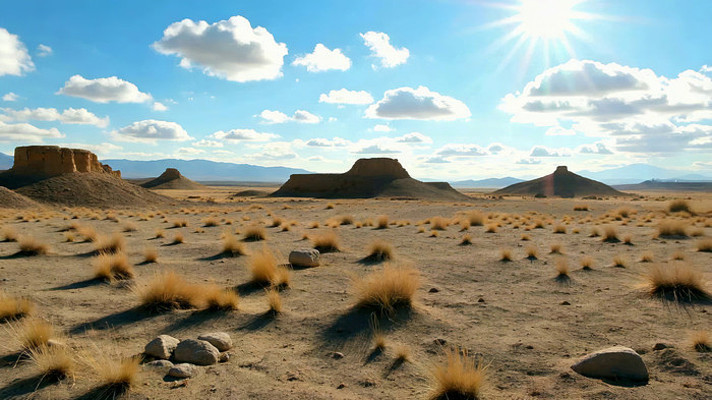 沙漠戈壁自然风光 沙漠戈壁自然风光