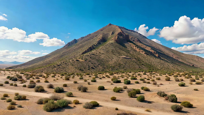 沙漠山脉自然风光 沙漠山脉自然风光