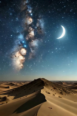 ɳĮÐÇ¿ÕÒ¹¾°ËØ²Ä É³Ä®ÐÇ¿ÕÒ¹¾°ËزÄ