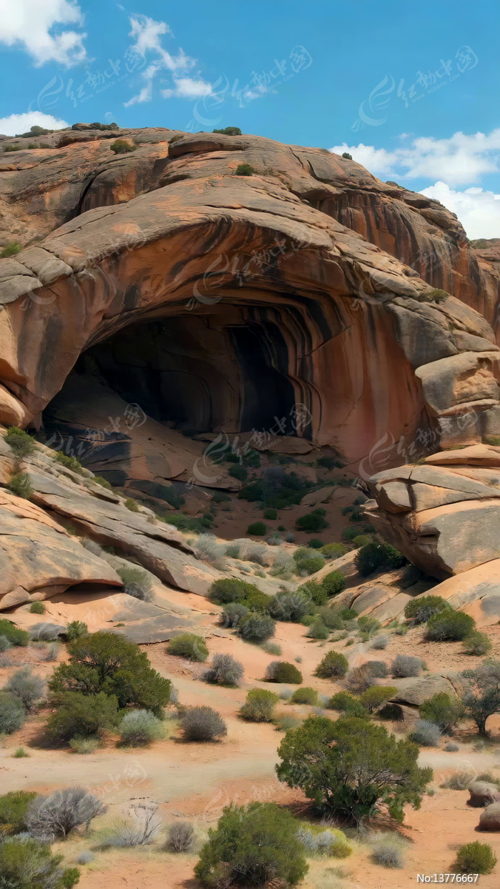 ɳĮ��ʯ���ζ�Ѩ��Ȼ���