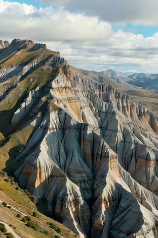 山地自然风光俯瞰画面 山地自然风光俯瞰画面