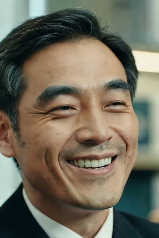 商务男士微笑特写素材 商务男士微笑特写素材