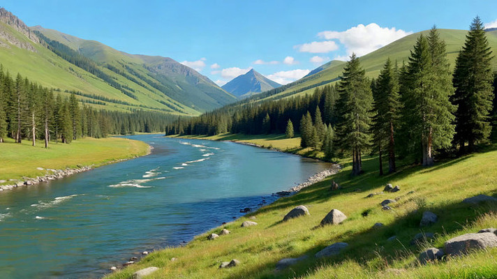 ɽ�����ɭ����Ȼ���