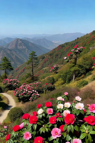 ɽ�仨��ʢ����Ȼ���