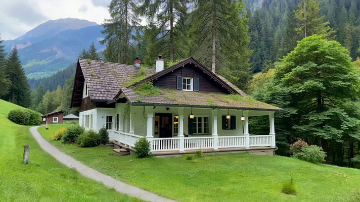 ɽ��ɭ���ԵĶ���ľ��