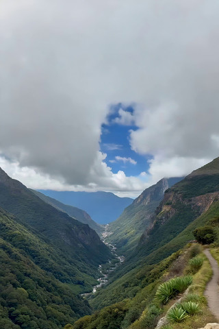 山间山谷自然风光 山间山谷自然风光