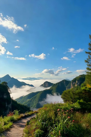 山间小径自然风光 山间小径自然风光